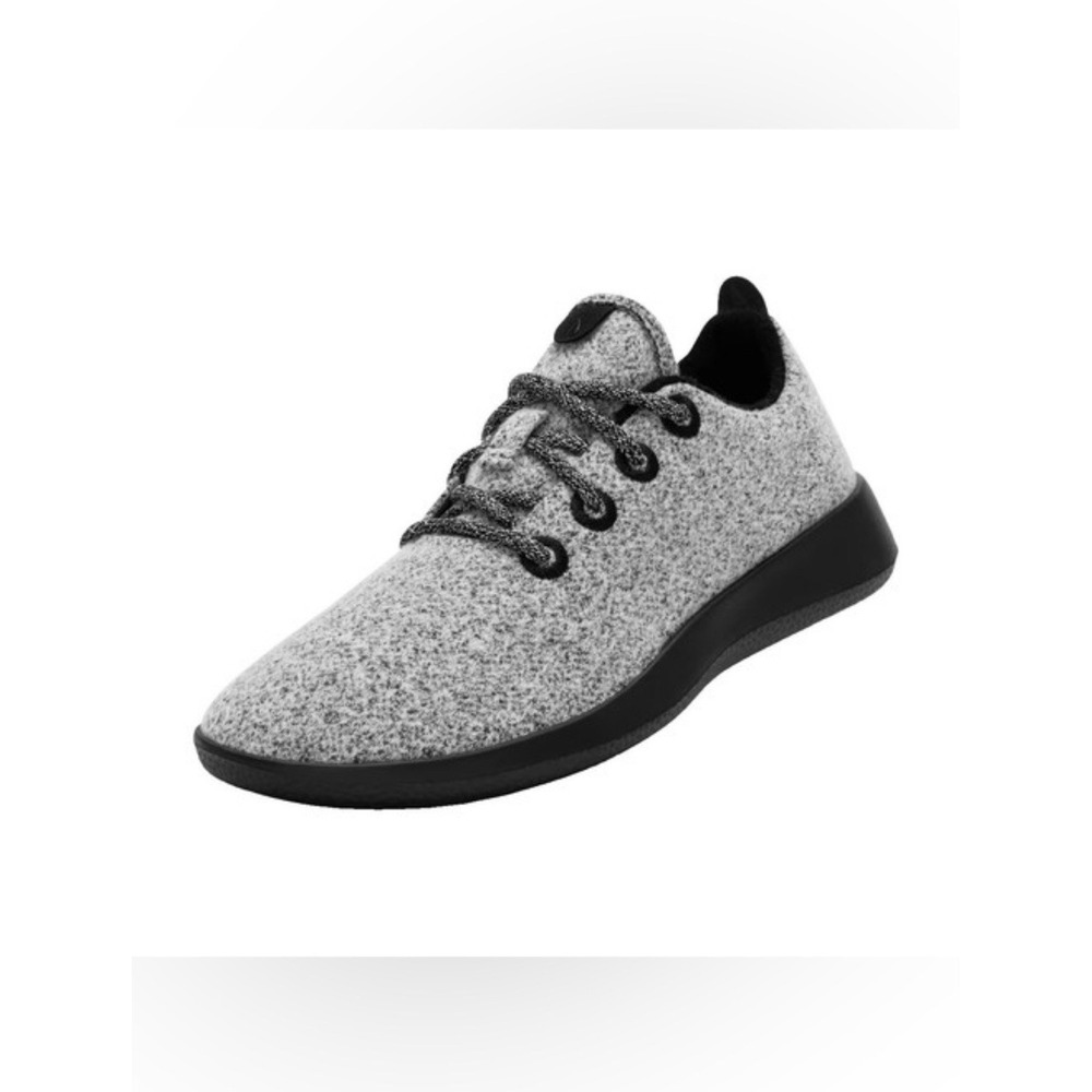 Allbirds Women's Wool Runner Gray Black Merino Wool Sneakers Size 8 Normcore